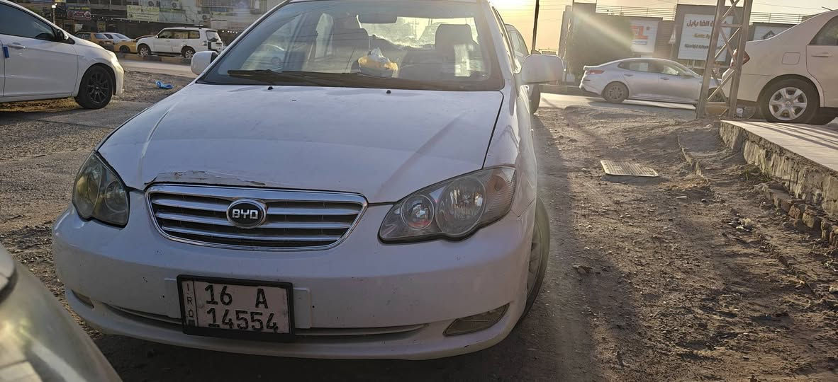#للبيع
BYD f3 
موديل 2013 
_كير ومكينة كورلا بيكاتشو 1.800 جديد لا تبخير ولا تنقيص
_ رقم انگليزي سنوية لل 2033 باسمي 
_ مصبوغة عام ومكفولة من الحادث والغرق بيها ضربة بالجاملغ الخلفي  تخم تاير جديد  بگ لايتات جدد  مري جدد السيارة ترايك بيها وين مايعجبك السعر 60 وبيها مجال للشراي 
للاستفسار اكثر الاتصال على الرقم : ***********
