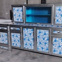 كاونتر المنيوم • سنك مرمر • حوضين