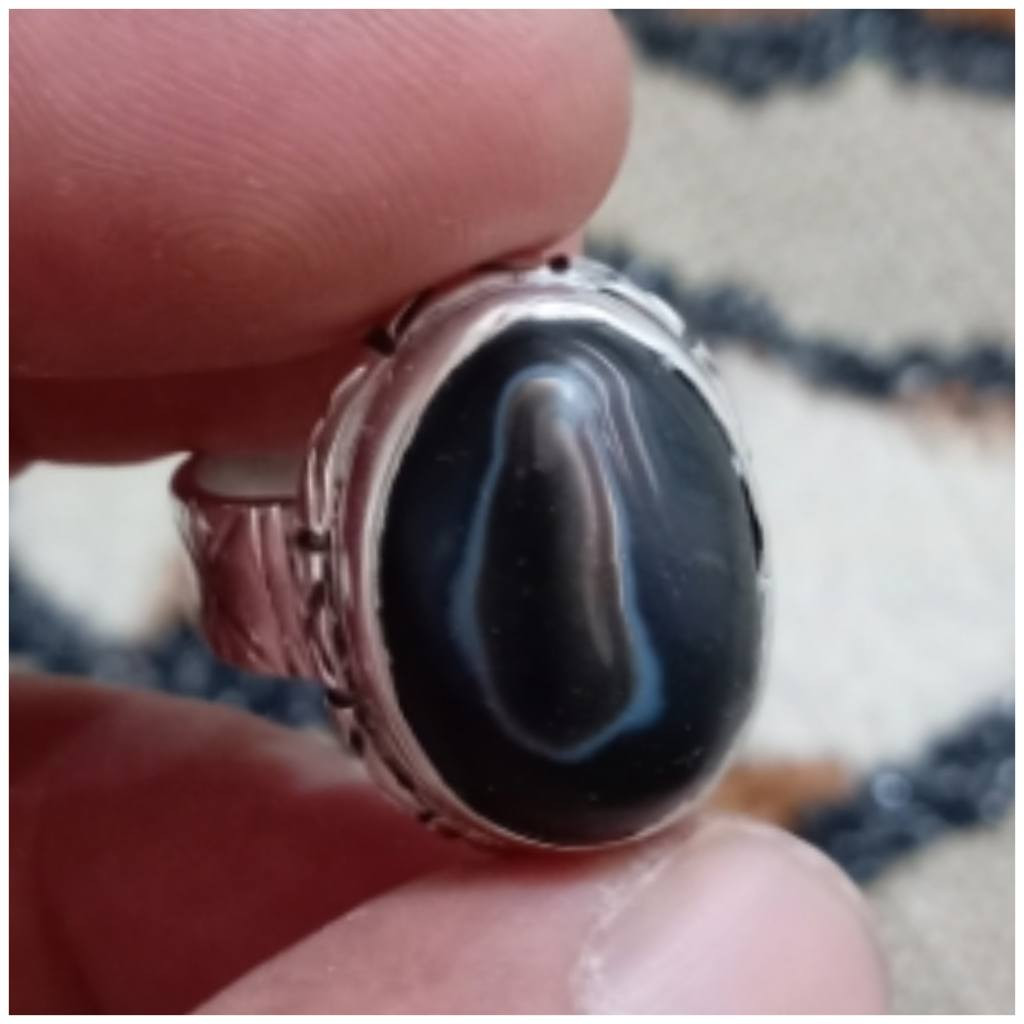 ***********جزع حبشي مصور رباني صياغه يدويه السعر عل الخاص العنوان ناصريه *********** ناصرية, ذي قار
