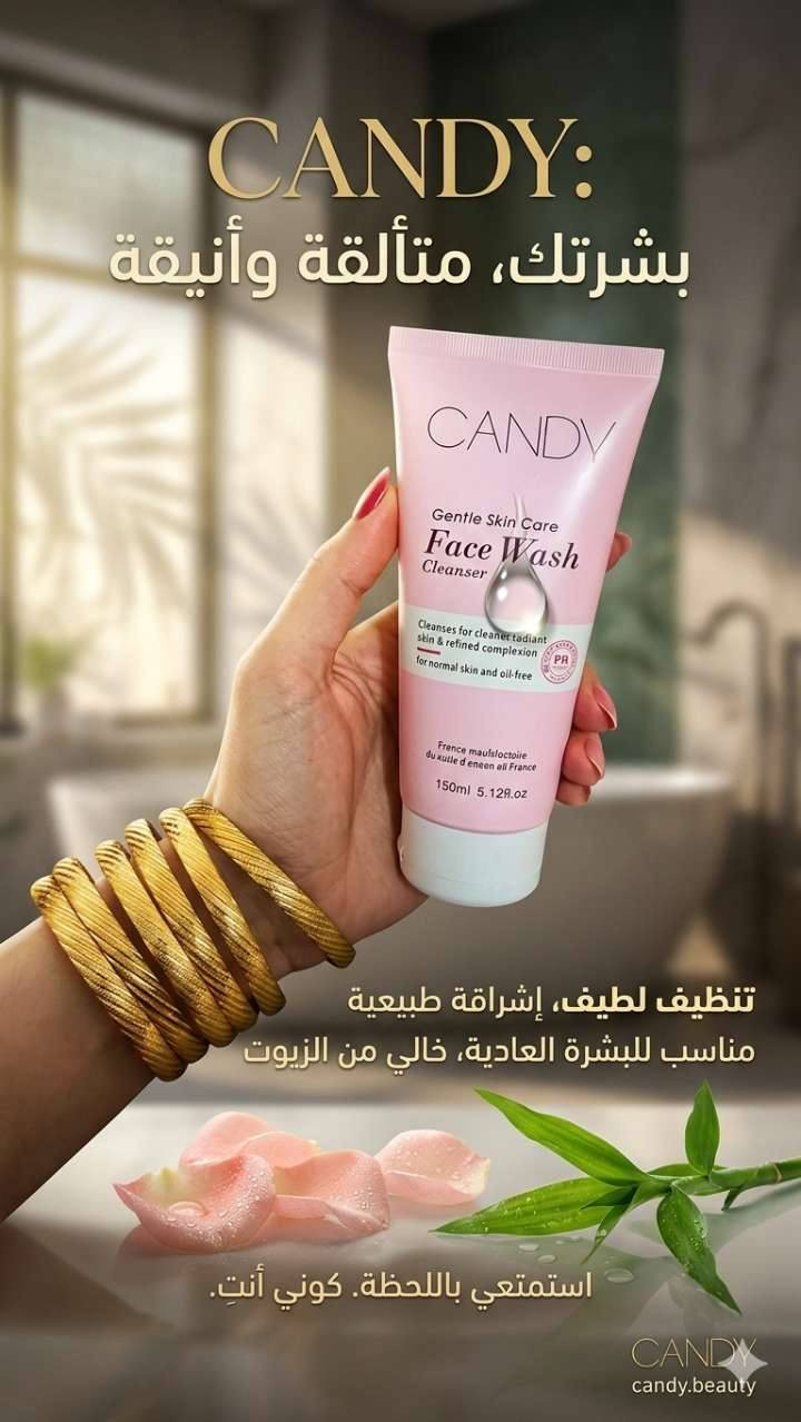 ما ننسى نوفرلكم عناية ببشرتكم الحلوه حتى يزيدكم جمال
وطبعا مع كل طلب يجي هديه 🎁🤭

لوجه منعش ونظيف وخالي من الاوساخ والزيوت مع 
غسول وجهه #CANDY

اتوفرت بلونين مختلفة 😍

✔️ينظف البشرة ويعطي نظاره جذابه 

✔️يرطب البشرة ويزيل الجلد الميت 

✔️لبشرة العاديه والمختلطه 

✔️طريقة الاستعمال 👇👇

1-بللي الوجه بالماء الدافئ اولا
2-ضعي كميه مناسبه من المنتج على راحة اليد 
3-افركي يديك لتكوين رغوة غنية 
4-وزعي الرغوه بالتساوي على الوجه ودلكيها بلطف بحركه دائريه مع التركيز بشكل خاص على المناطق التي تفرز مزيد من الزيوت 
5-اشطفي الرغوة تماما بالماء الدافي للتاكد من عدم وجود اي بقايا
6- جففي الوجه بلطف بمنشفة نظيفه
#𝐵𝐴𝑁𝐴𝑍 𝐵𝑅𝐴𝑁𝐷


**إذا كنت صاحب هذا الإعلان وتريد حذفه لأي سبب، رجاءا أرسل رسالة إلى الدعم الفني**