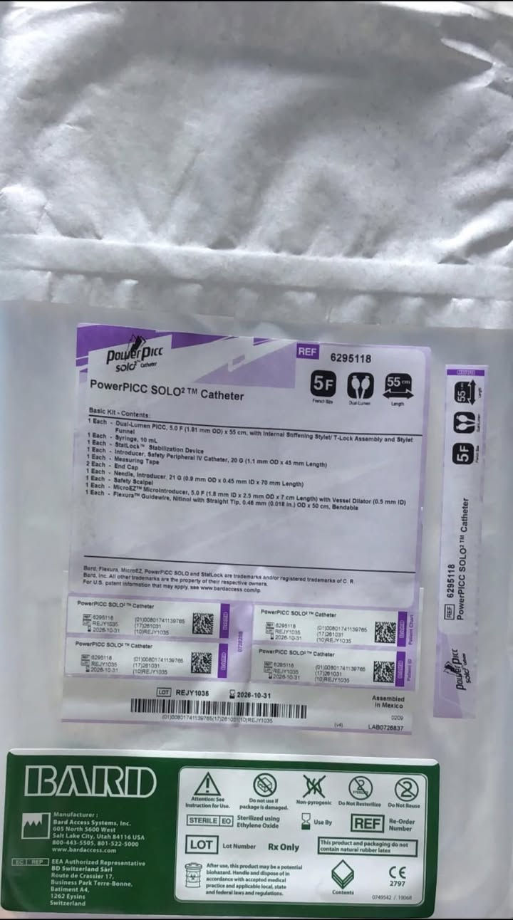 يتوفر لدينا  picc line  قياس 5f وقياس 6f  امريكي شركة Bard   نوعية ￼ ممتازة 
العنوان / باب المعظم تقاطع الصرافية عمارة الجوهرة / مكتب شريان 
للاستفسار على  واتساب المكتب 
***********
