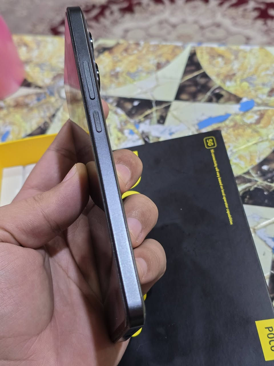 موبايل مراوس او للبيع  بوكو x6برو فايف جي  ذاكره 512 ورام 12 + 6 =18 يعني 120 فريم مفول كلش 
مكفول من كلشي نضافه 100 حته  مستخدم ايام موبايل 
شط العرب ***********
