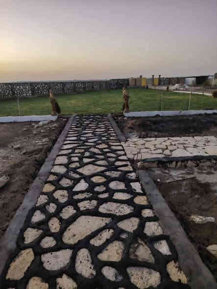 بناء حجر كرسته وعمل تطبيك ممرات بحيرات شواطي ***********@*********** المحاويل
