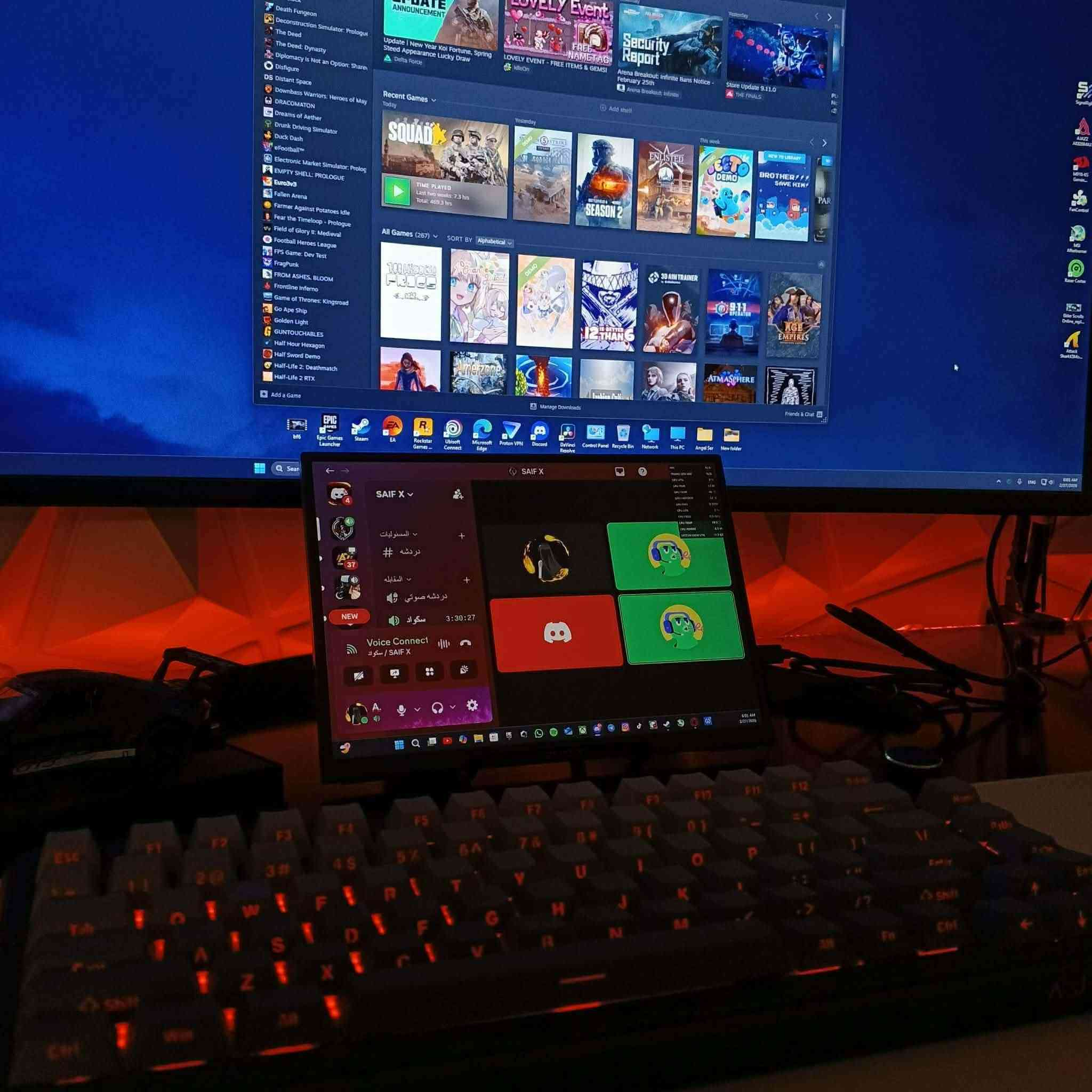 شاشه ثانويه حجم 15
كامل الملحقات كيبلات كارتونه وبيها سماعات داخليه
ومنفذ سماعات خارجيه
السعر ة 60 ألف شامل التوصيل قفل🔒
واتساب ***********
