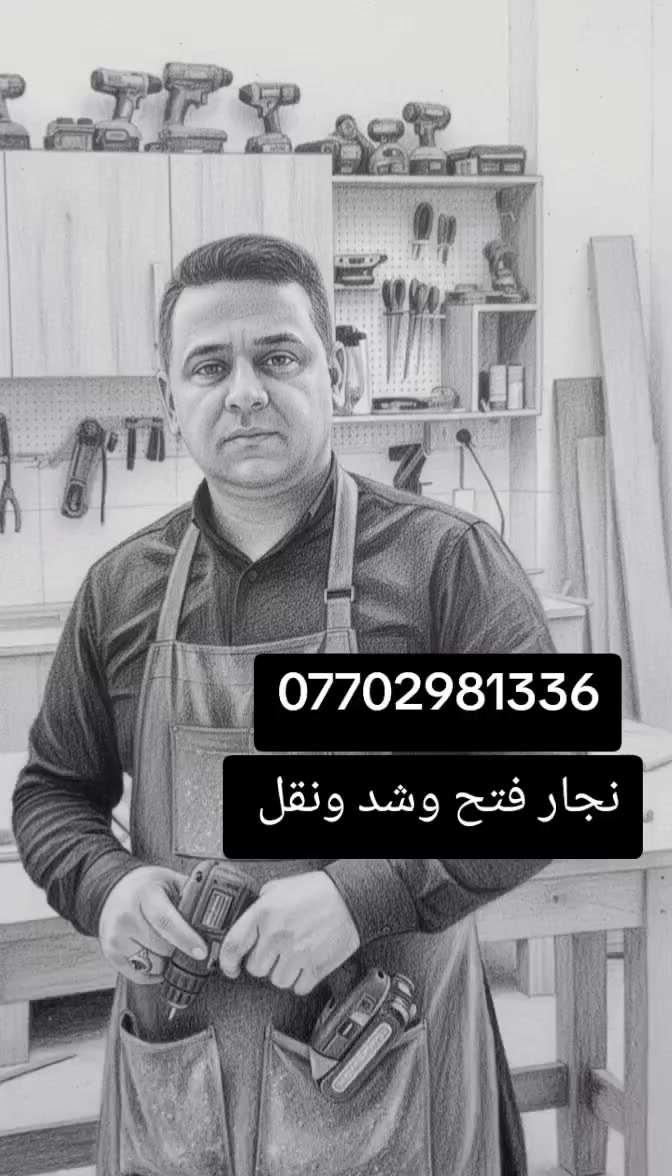 .
نجار فتح وشد غرف النوم التركية(اختصاص)
🪛⛏️مع صيانة مجانية للغرفة ✨✨
تتوفر خدمة نقل الاثاث بعناية تامة
 سيارات حمل لنقل الاثاث جميع مناطق بغداد🚚
عمال تحميل وتفريغ الاثاث بعناية تامة 🏠
نعمل في جميع مناطق بغداد بدون استثناء
وعلا مدار اليوم 🕥
اتصل وتدلل
***********يوجد واتساب🟢🟢
