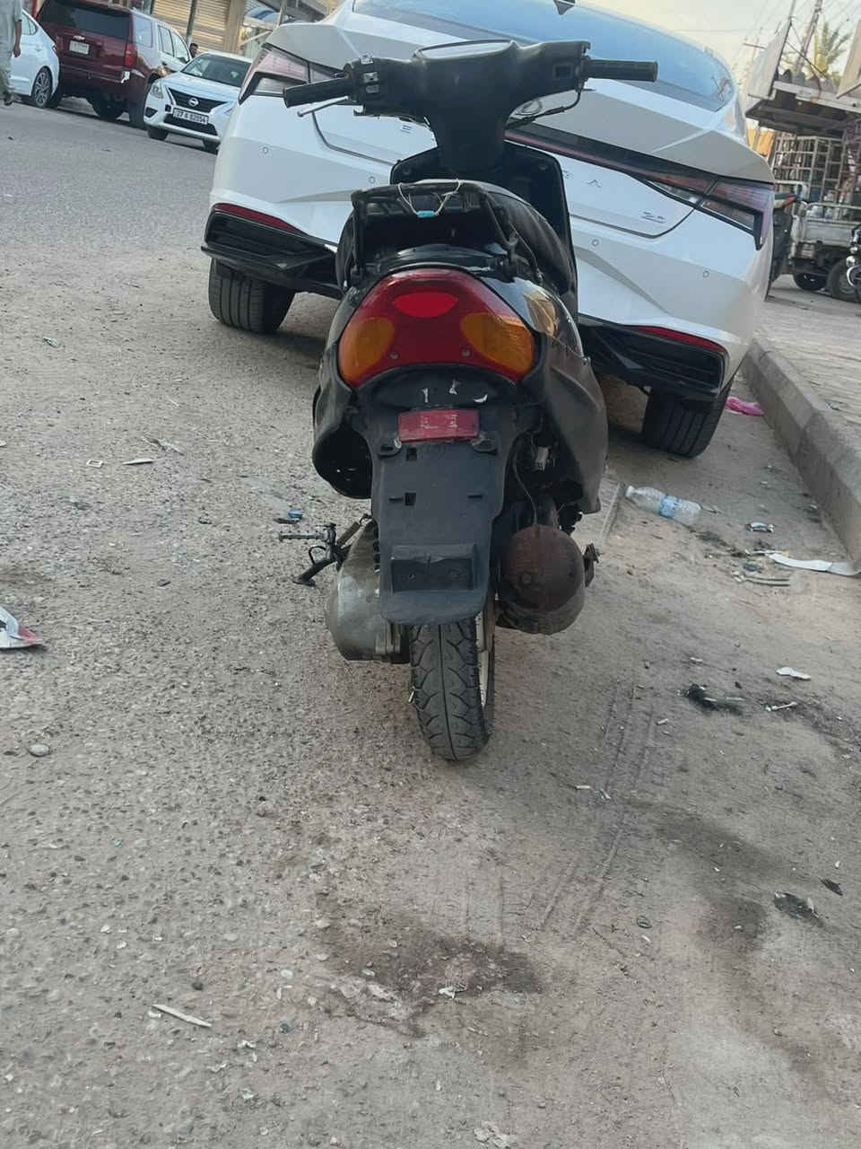 سلام عليكم درجه بيجي للبيع كامله مكينه ناعمه خير من الله لايت هورن اشاير كهربائات شغله عوزه باتري مكاني ناصريه مركز سعره 180 وبيه مجال مستعجل علئ بيعه وهذا رقمي ***********
