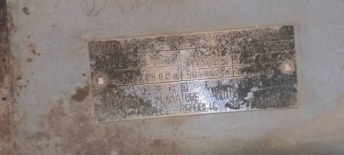 ماطورات 3 حصان و 2 حصان سنكل فيز ابو حديبة سرعة 1500 مستخدم  ساعات قليله للتجربة فقط مخزّن


**إذا كنت صاحب هذا الإعلان وتريد حذفه لأي سبب، رجاءا أرسل رسالة إلى الدعم الفني**