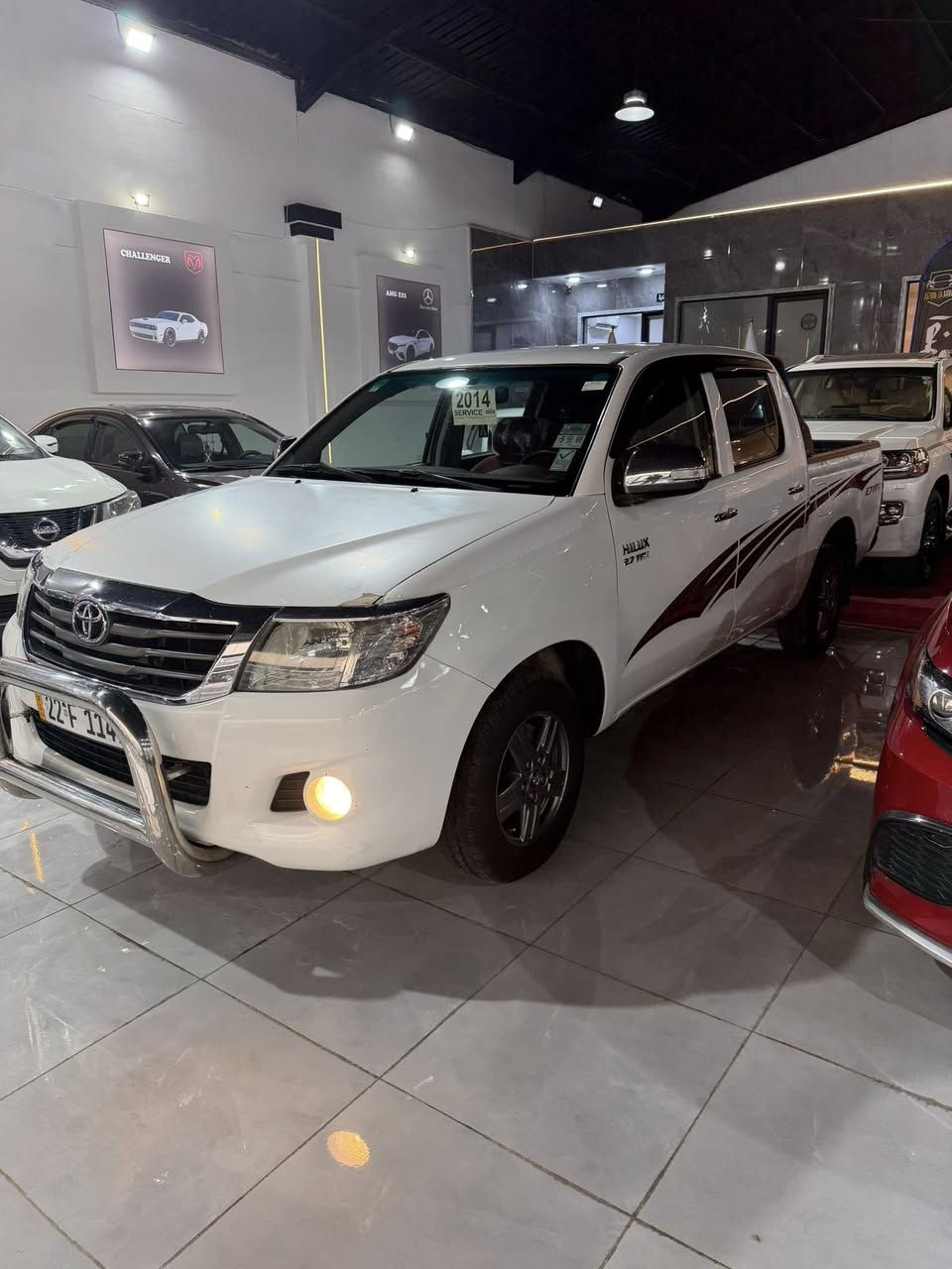 هايلوكس 2013جيهان كير عادي ماشية 163الف حقيقي رقم أربيل جديد بأسمي تحويل وكالة محرك شركة مامفتوح شرط لا صرف ولا بخار شرط سيارة جديدة ***********
