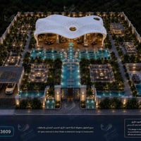 مشروع شاليه فاخر بتصميم معماري مستقبلي على مساحة 2500 م² ✨  تصميم يجمع...