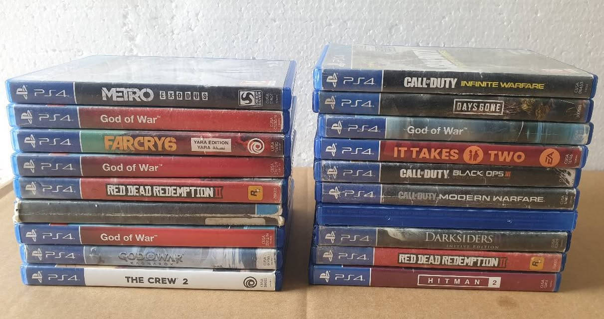 أقراص بلي فور للبيع عددهن 19 قرص سعر القرص 13 الف جملة فقط ابيع ما ابيع مفرد
أقراص نضيفة الله شاهد و رسولة فاحصهن قرص قرص فقط اكو كم قرص بيهن شخوط بسيطة بس شغالة نسخ و تشغيل سعرهن 260 الف سعر ثابت اخوان رجا 😊🌷🌷
مكاني واسط صويرة توصيل ماعندي 
تريد ادزهن توصيل دزلي اعتماد على ماستر و ادزهن


**إذا كنت صاحب هذا الإعلان وتريد حذفه لأي سبب، رجاءا أرسل رسالة إلى الدعم الفني**