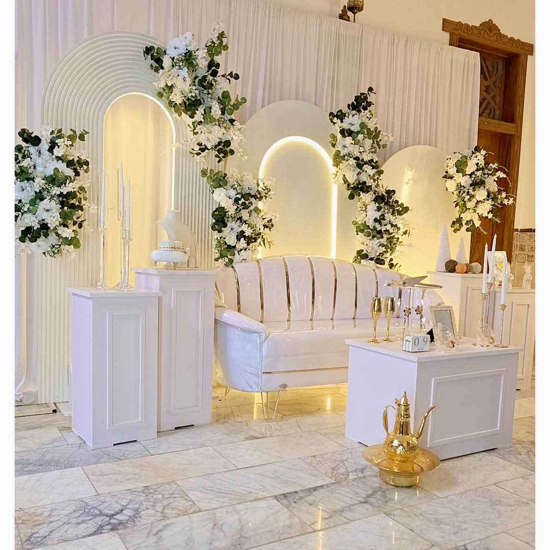 🤍💍… كوشات منزلية متوفرة للاجار داخل بابل #عقد_قران #حفلات #حنة #كوشات #خيمه المشيه #كراسي شيفاري #جنط العروسه #برنص المهر #وثيقه العقد #مصوره لتصوير احلى الذكريات بجوده عاليه واحترافيه للأستفسار واتساب *********** حلة, بابل
