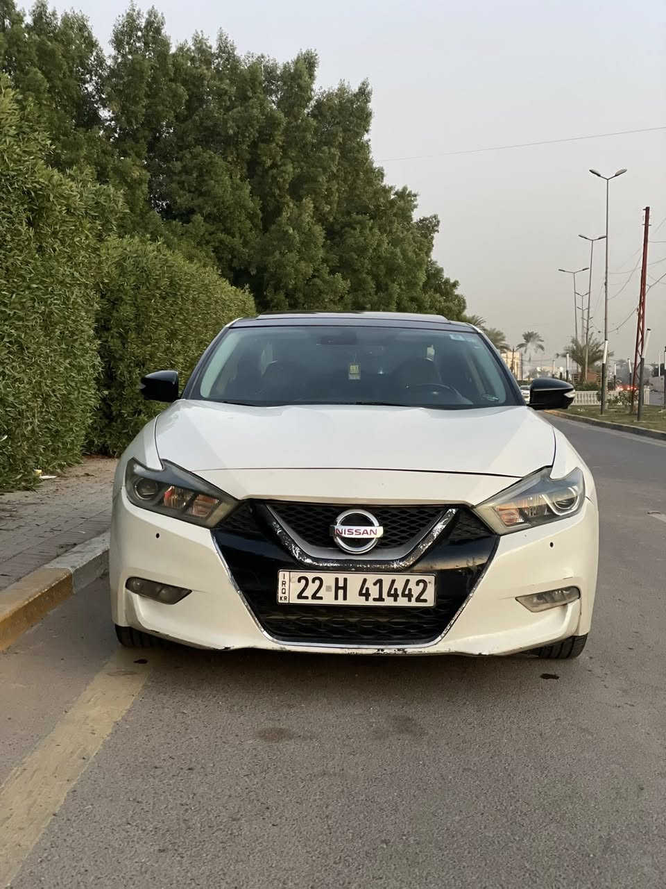 🌴جمعة مباركة 
‎نيسان مكسيما 2016 🌴
🌴للبيع او مراوس مكسيما موديل احدث 
‎بلاتينيوم معروفه بمواصفاتها  🌴
‎محرك 3500 
‎رادار امامي 🌴
‎حساسات 🌴
‎كشنات جلد تدفئه تبريد 🌴
‎برده خلفيه كهرباء 🌴
‎بنوراما 🌴
‎كراسي كهرباء 🌴
‎مرايه جانبيه كهرباء 🌴
🌴تشغيل عن بعد
‎ماشيه 120m🌴
‎السياره فول للاخير 🌱
‎حادث امريكا فقط جاملغ امامي عكس السايق 
‎وهنا صار بيها باب الامامي والخلفي جهه السايق 
السعر 13400$ 
🌱بغداد حي الجامعه🌱   
‎رقم صاحب سيارة ***********
