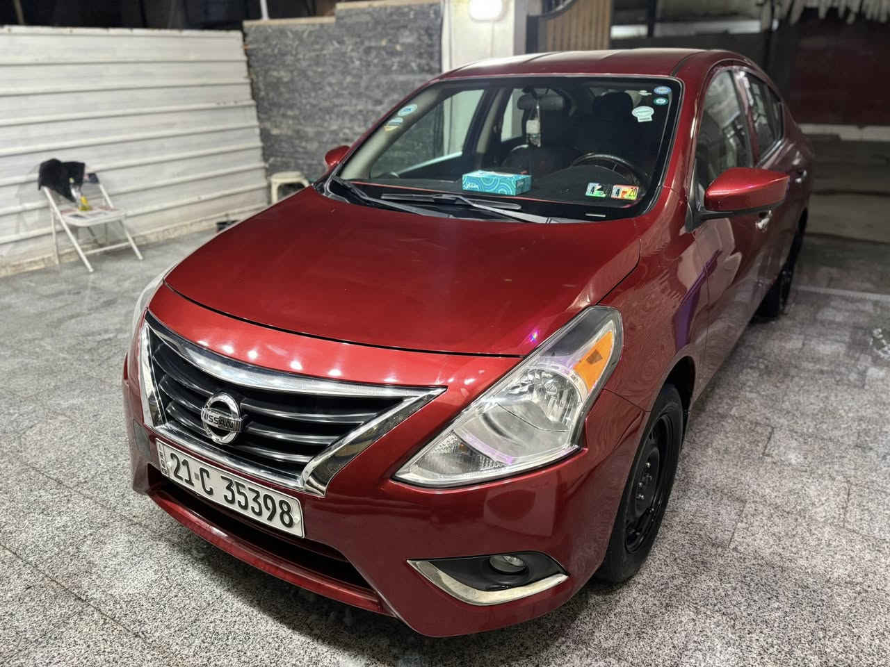 سلام عليكم 
نيسان فيرسه 2019
رقم سليمانيه جديد
مكينه ١٦٠٠
موصفات معروفه
تحكم فول 
شاشه جبيره 
السعر 105 وبيه مجال قليل
حادثه فقط قبق جنطه راجع نفسه بيه صبغ مكان رقم فقط بدون ايرباك بدون دواخل 
سياره جاهزه ل اخير مسويله ادامه ل كير وما بيه نقص تخم تاير جديد
ماشيه 80 ميل
مكان بغداد امين الثانيه 
***********
