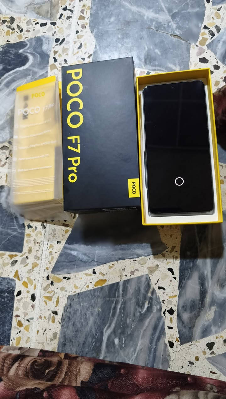 سلام عليكم  POCOF7Pro جهاز بارحه اخذته من شركه جديد بل كارتون فول مواصفات بعد بي هوايه🍭
ذاكره 512🍭
كامرا 50ميكا بكسل🍭
البطاريه6000🍭
التردد 120هرتز 🍭
الجهاز بعده عله وضع الشركه 
وسعره (750)قفل 🔒


**إذا كنت صاحب هذا الإعلان وتريد حذفه لأي سبب، رجاءا أرسل رسالة إلى الدعم الفني**