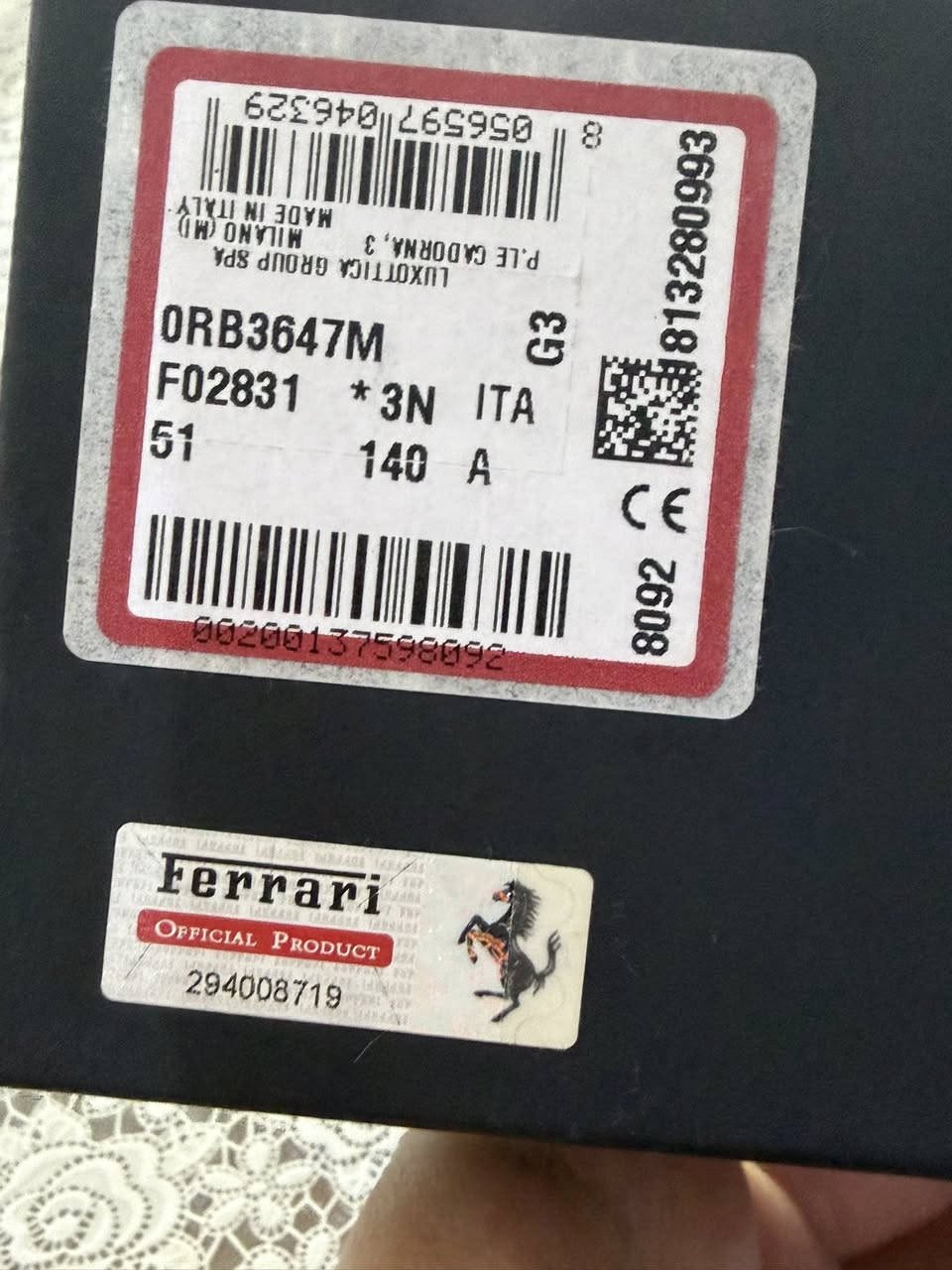 للبيع نظارات ري بان اصليه فيراري دزاين مستعمله نظافه ١٠٠٪


**إذا كنت صاحب هذا الإعلان وتريد حذفه لأي سبب، رجاءا أرسل رسالة إلى الدعم الفني**