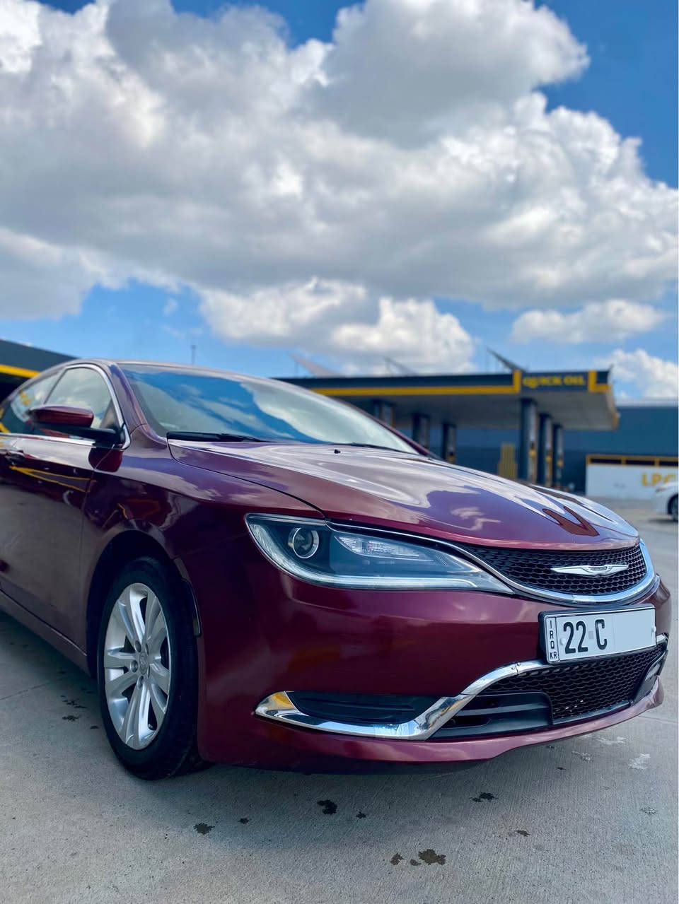 Chrysler C200 
( کوردی ، عربی )

مۆدیل 2016
مواسەفات 
بەسمە ، شاشە و کامیرە ،تحدید سورعە هتد...
سیارەکە رەقەم و سەنەوی نوێیە تحویل بەناوکردن بەشەرت 200 هەزار دینار غەرامەی لە سەرە پاش مەعامەلە دەگەرێنمەوە سەیارەکە رێک و جوانە 
گێر و مەکینەی بەشەرتە نەکرایتەوە و بێ عەیبە 
سیارەکە ٤ پارچە و نیوی سبوغە بێ ژۆرێ ئیرباگ بەس شانی تەقیوە دەشبول سوکان بەشەرت 
نرخی 97 وەرەقە و مەجالێکی برایەنە 
ژمارەی مۆبایل : ***********
____________________________
Chrysler C200 
موديل ٢٠١٦
موسفات
بصمه شاشه وكاميرا تحديد سرعة 
سياره ره قمها وسنه ويتها جديده لتحويل وتسجل للاسمً
بشرط ٢٠٠ الف غرامه بعد المعامله نرجعها سياره زينه وحلوه الكير و مكينه بشرط مامفتوحه ومابيها عيوب سياره بي ٤ قطع ونص مصبوغه بدون دوخل بدون ايرباك بس برده طاك دشبول وسوكان بشرط ما طاك سعر ٩٧ورقه و بيها مجال 
رقم الهاتف *********** أربيل, العراق
