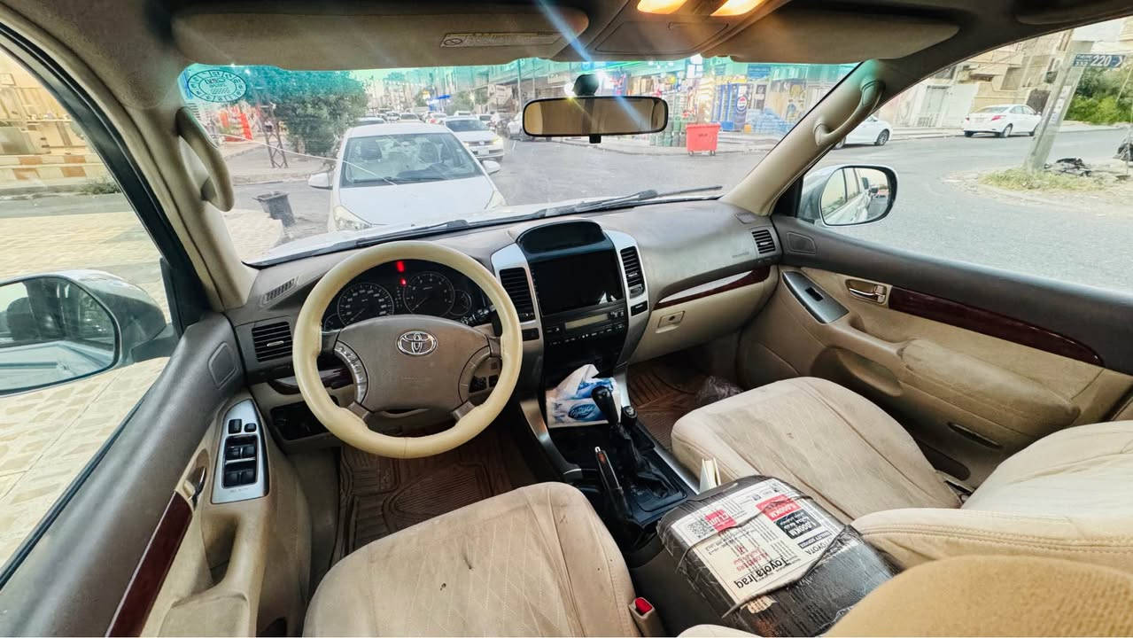 Prado 2008 GX
سعر قفل قفل ١٣٨ وةرةقة
مةكينة ٦ پستن
گير مةكينة تةقةو رةقة بةشةرت
تةحويلو وةكالة بةشةرت
غازو بةنزين غازي ايتالي تازة بةستراية
سةقفو بونيت بوياغي فريداية 
بن لةزگةي سبوغة پيشةوة لاي سةكن جةمپةكي خةفيفي هةية
باقي بةشةرت 
جام كارةبا تةبريت مةركةزي 
دةبل اكسل هةموي بةشةرت 
سةيارةكة زور پاك ماوةتةوة
*********** 
مشتةري ني بيزارم مةكة أربيل, العراق

