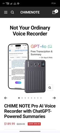 مسجل ملاحظات • ذكاء اصطناعي • ذاكرة 64جيجا