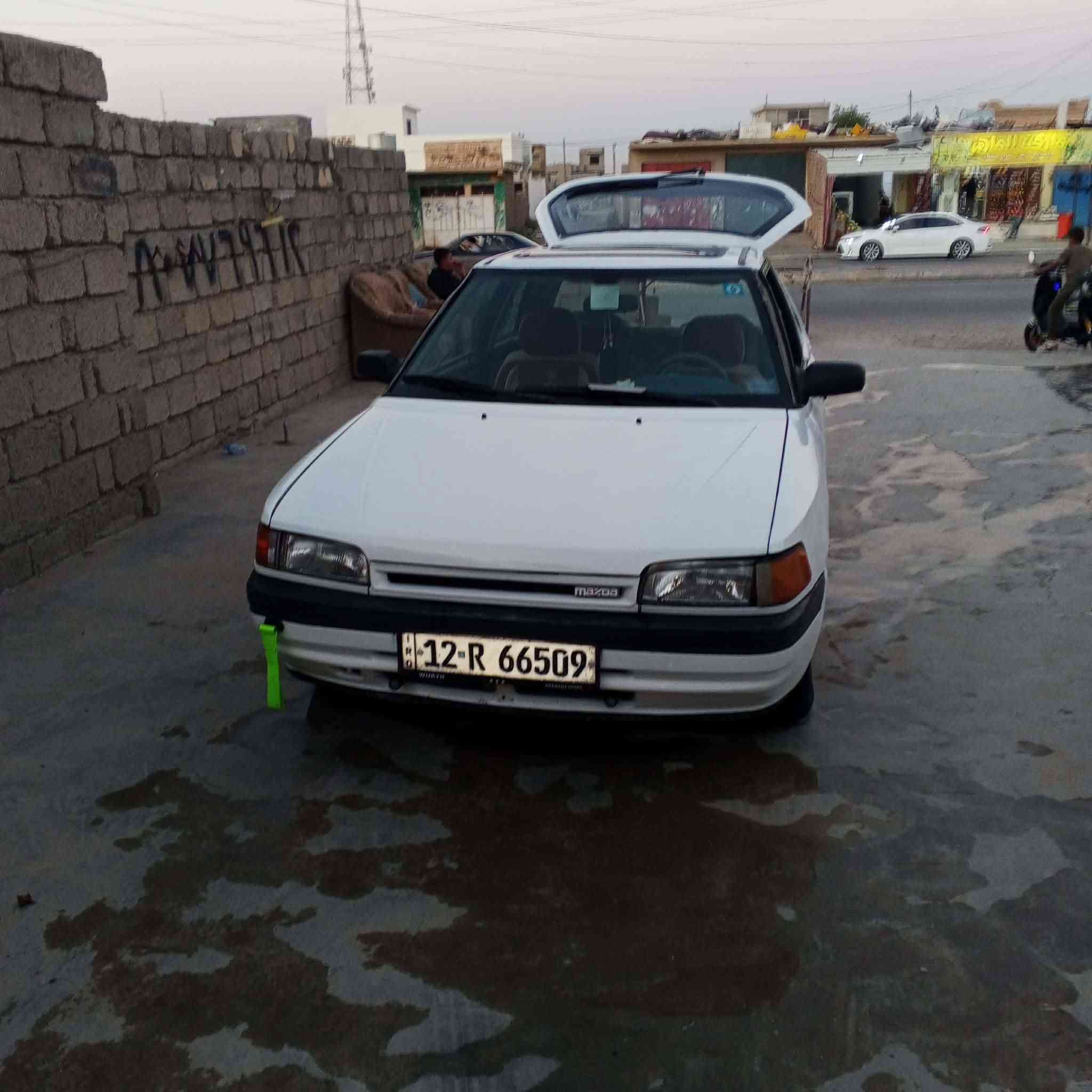 مكلف بالنشر
مازده 323 موديل 91 رقم نينوى دولي سياره جاهزه من كلشي

السعر 25 وبيها مجال. مكاني الشرقاط 

للاستفسار ***********
