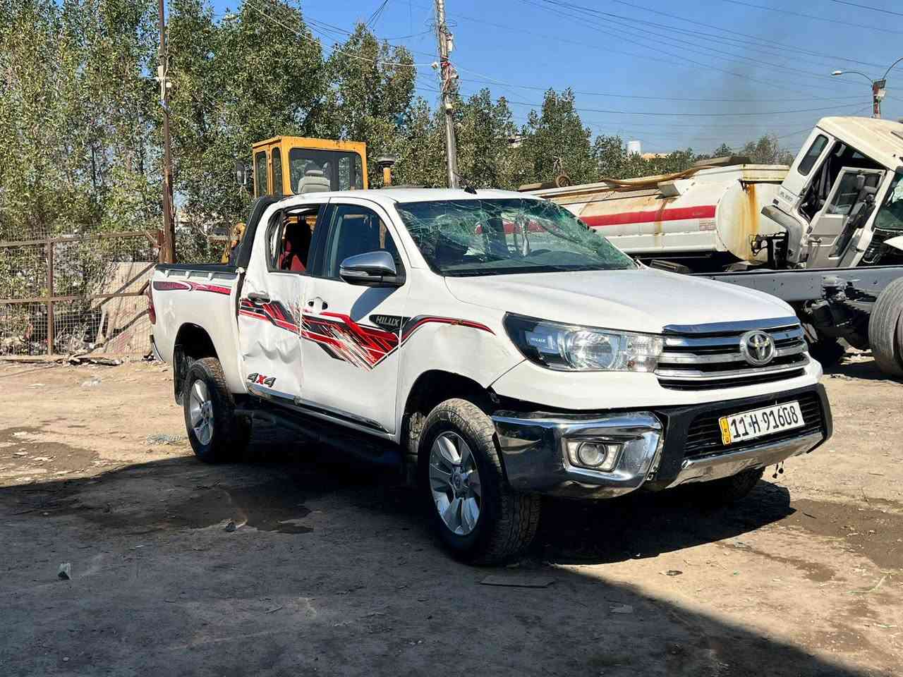 بيكم هايلوكس فور ويل رقم بغداد اوتماتيك موديل 2017 فول مواصفات سياره شغالة وتمشي تباع عل حادث مكان بغداد الاتصال 
*********** اثير *********** بغداد, العراق
