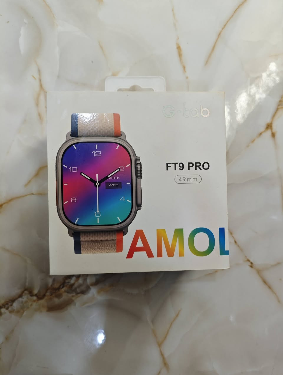 -ماركة ft9 pro
-تدعم البلوتوث بجهازك 
-تدعم الرد على الاتصالات والاتصال 
-قياس نبضات القلب 
-التحكم بخلفيات شاشة الساعة عن طريق الموبايل 
-برنامج الساعة Da fit متاح بسوق بلي 
سعر الساعة 45 الف ،التواصل خاص .


**إذا كنت صاحب هذا الإعلان وتريد حذفه لأي سبب، رجاءا أرسل رسالة إلى الدعم الفني**