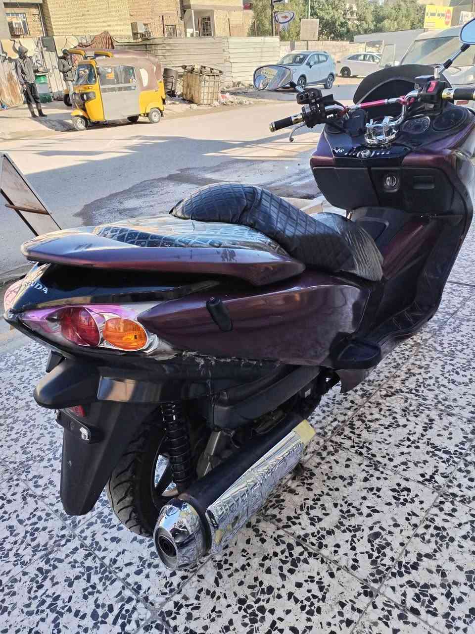 Honda Forza 010 S7 FM
موديل 2014
لون مميز🔥
موصفات :
ستاتد حساس
كلوب جنطة
MP3 بلادي يعلى مع المشي
منظومة زينون بلاد 
سبعة (7) گير مع 4 تحويلات + نظام سبورت🔥
مكفولة بالكامل ✅

للبيع ‼️
العنوان : بغداد - حي الجهاد
للتواصل : ***********
