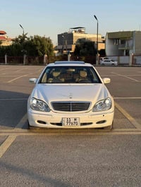 مرسيدس غواصة موديل 2001  فئه S320 لارج خليجي مواصفات فول ،، سياره بيها...