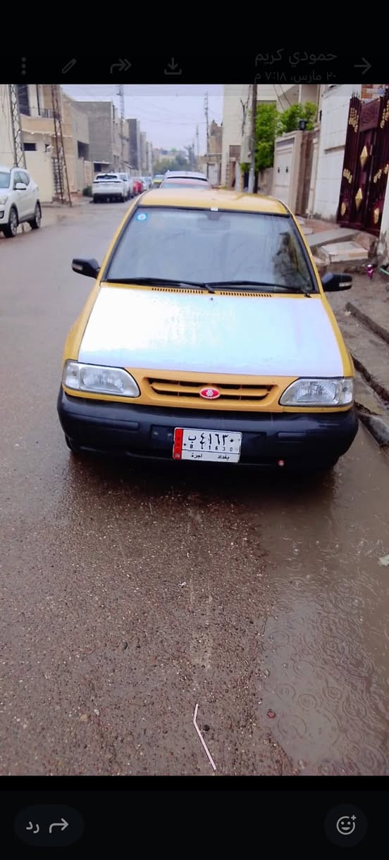 ألسلام عليكم سايبا 2011 سياره شواصي مكفولات تخم تاير صدر امامي سياره جاهزه مجهزه السعر 27 مكاني بغداد حي الجهاد رقم *********** اتصل علا الرقم او خاص تفاصيل بقايه
