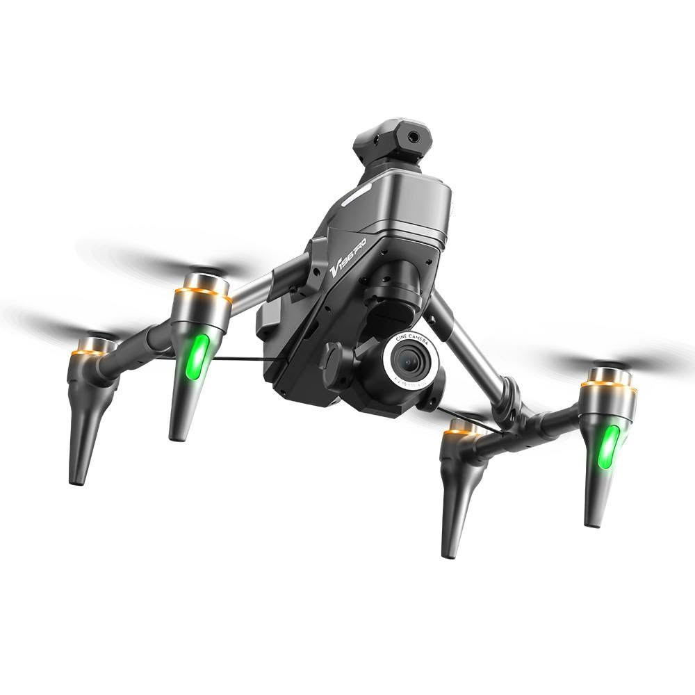طائرة درون قابلة للطي من فئة V196 / V196 Pro مزودة بكاميرا ونقل صورة مباشر إلى الهاتف.
المواصفات الظاهرة
الأبعاد عند الفتح: حوالي 30 × 30 × 26 سم.
كاميرا أمامية: لتصوير الفيديو والصور الجوية.
نقل صورة مباشر (FPV): مشاهدة ما تلتقطه الكاميرا على الهاتف لحظياً.
ريموت تحكم مع حامل للهاتف.
تصميم قابل للطي لسهولة النقل والتخزين.
إضاءة LED على الأذرع للمساعدة في تحديد الاتجاه أثناء الطيران.
حقيبة حمل مرفقة مع الطائرة.
الفئة العمرية الموصى بها: +14 سنة (كما يظهر على العلبة).
المميزات الشائعة لهذه الفئة
✅ الإقلاع والهبوط بضغطة واحدة.
✅ المحافظة على الارتفاع تلقائياً.
✅ التحكم عبر الهاتف أو جهاز التحكم.
✅ تصوير جوي للمبتدئين.
✅ قابلة للطي وسهلة الحمل.
محتويات العلبة المتوقعة
الطائرة الدرون.
جهاز التحكم.
بطارية أو أكثر (حسب النسخة).
شاحن USB.
مراوح احتياطية.
حقيبة حمل.
دليل الاستخدام.
طائرة درون قابلة للطي من فئة V196 / V196 Pro مزودة بكاميرا ونقل صورة مباشر إلى الهاتف.


**إذا كنت صاحب هذا الإعلان وتريد حذفه لأي سبب، رجاءا أرسل رسالة إلى الدعم الفني**