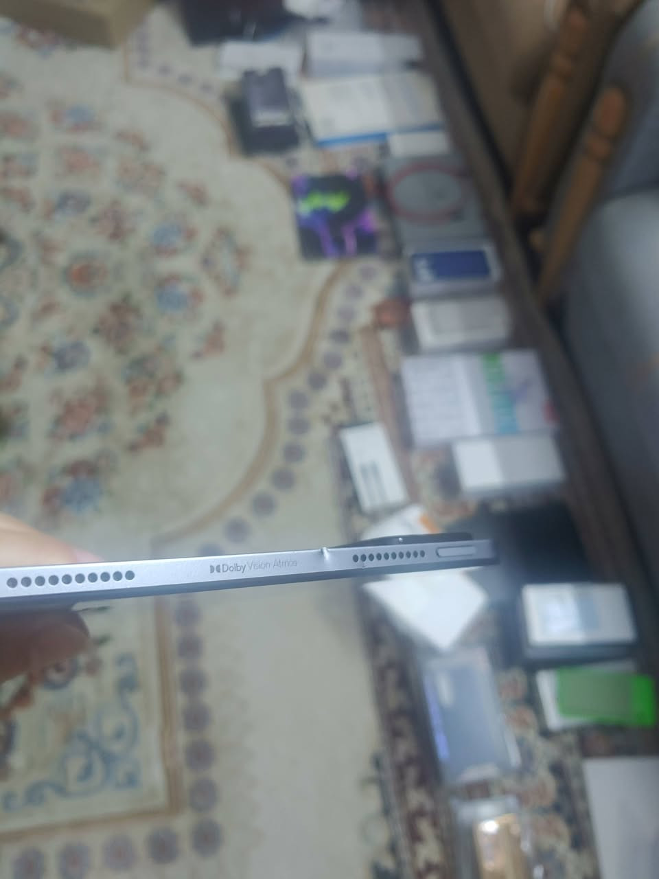 شاومي باد 6 ذاكره 256 نظيف جدا بيه طخه بسبطه جدا بالشاصي وياه كارتونته وشاحنته وحافظتين دفتريه وكفر شفاف
السعر 300 قفل 
اذا السعر يناسبك وما تعامل اتصل على
***********
اني من بغداد الدوره وعندي توصيل لكل العراق
