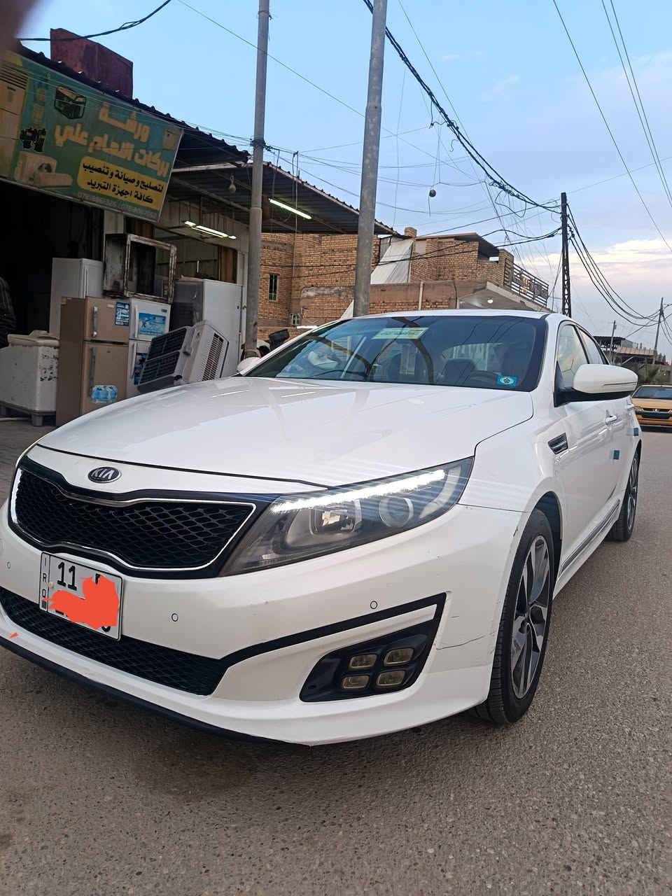 كيا أوبتيما موديل 2014 شكل 15
مكفوله ضربه وتبديل ماشيه 100الف فول مواصفات قماره حديد 
بصمه جلد 2400 دوش 
استيرن دي لد امامي وخلفي 
مرايات شفط قلاب 
تبريد خلفي 
شاشه كامره بلمرايه
شاره بلمرايه بلاجكتور 
5 ويل كب كروم 
شفتات بلستيرن 
هوايه بيه مواصفات 
رقم بغداد دولي سنويه جديده 
هزه جديده السعر 165 
مكان السياره السماوه 
الشراي يتصل ***********
