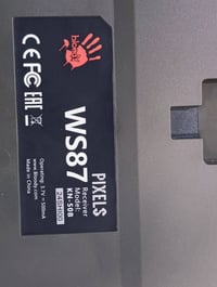 Bloody WS87 Multi-mode connection غني عن التعريف وحش بلودي واير وايرلس...