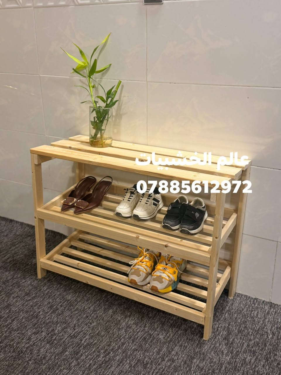 متوفر توصيل داخل كربلاء للتواصل على الخاص او الواتساب *********** #رفوف #خشبيات #ديكور #منزليه
