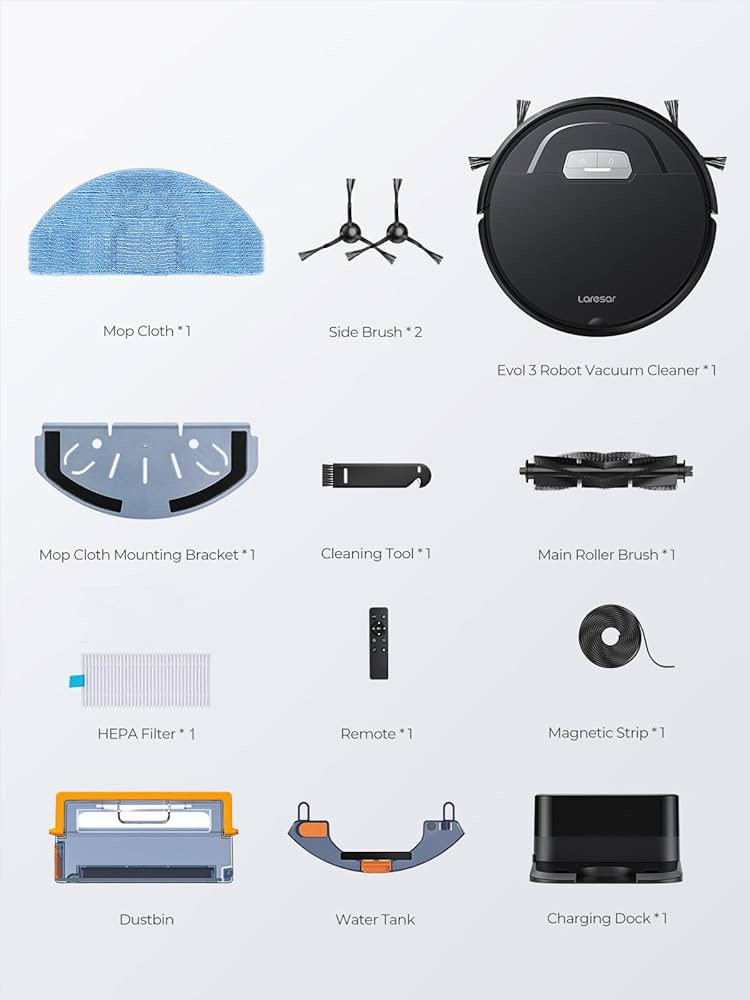 � مكنسة روبوت ذكية – Laresar Evol 3 🔥
هل تعبت من التنظيف اليومي؟ 🤔
الحل وصل لعندك! 👇

✨ مكنسة روبوت حديثة تقوم بالتنظيف بشكل أوتوماتيكي 100%
✨ تنظيف ذكي يصل لكل زوايا البيت
✨ قوة شفط ممتازة تناسب الغبار والشعر
✨ تعمل بهدوء بدون إزعاج
✨ بطارية تدوم لفترة طويلة
✨ سهلة الاستخدام – شغلها واترك الباقي عليها 🤖

💨 قوة الشفط: تصل إلى 4500 باسكال
مناسبة للأرضيات والسجاد الخفيف

🏠 مثالية للبيت – للمشغولين – ولراحة أكثر

📦 المنتج جديد وأوروبي موجوود جملە مفرد 
📲 للحجز والاستفسار راسلنا خاص أو واتساب


**إذا كنت صاحب هذا الإعلان وتريد حذفه لأي سبب، رجاءا أرسل رسالة إلى الدعم الفني**