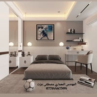 من أعمالنا 💼✨ تصميم داخلي لغرفة نوم أنيقة ✨ تم تنفيذ المشروع وفق متطلب...