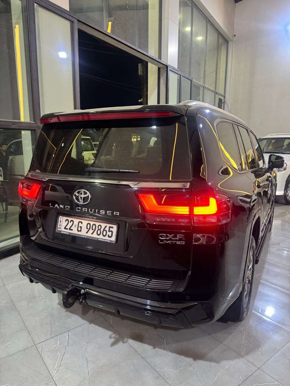 TOYOTA

LAND    CRUISER 

2024

GXR

LIMITED 

BLACK       EDITION 

V6

4.0L

…………………………………………………………………………

‏

تویوتا       لاندکروزەر

2024       رەش

ناو   سۆر

6  پستن

مەکینە

4.0L

………………………………………………………………………….

وارد              خەلیجی

شەریکە          مهند

………………………………………………………………………….

جی      ئیکس     ئار

لیمیتد   

3      شاشە

بلاک      ادیشن

بێ       تۆربۆ

………………………………………………………………………….

مواسفات

کوشن     جلد

کوشن     کارەبایی

شوێن     مۆبایل   شەحن   کەرەوە

کامێرای     دواوە

رادار

سندوق     کارەبایی

حەساس

ساردکەرەوەی     کوشن

3شاشە 

لایت      زینۆن

لایت       لید

دیاریکردنی        خێرایی

شغال

8      ایرباگ 

      
کامێرا      360

………………………………………………………………………….

36            هەزار            رۆیە 
  

………………………………………………………………………….

رەقەم      و     سەنەوی    نوێیە

بەناوی      خۆمانە

………………………………………………………………………….

شوێن                    هەولێر
 

معرض                   جوهر

………………………………………………………………………….

***********

(        واتس       اب       هەیە       ) أربيل, العراق
