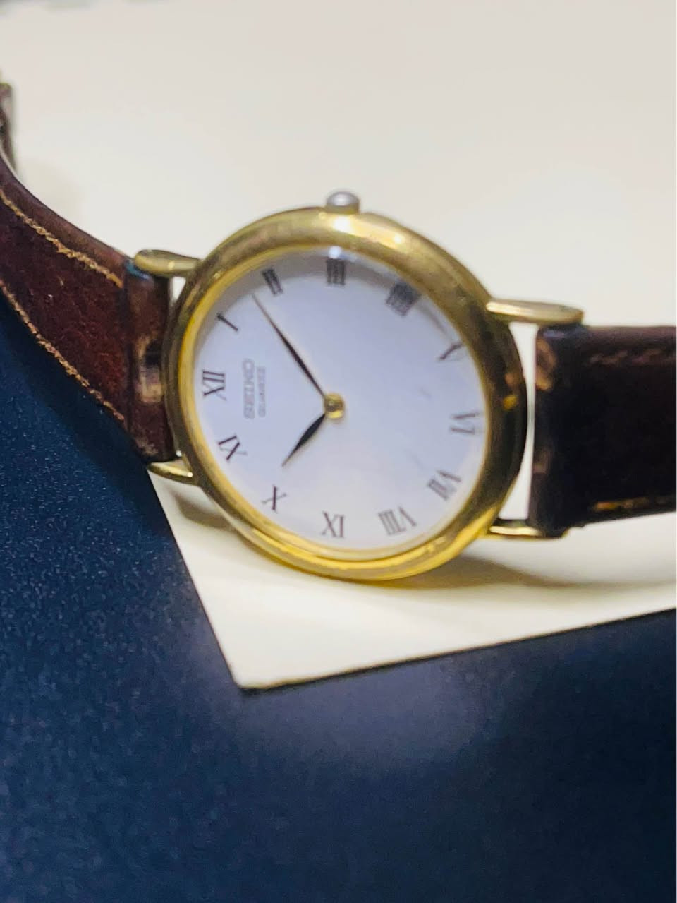 Seiko Quartz
الرقم التسلسلي: 700-6K30 80 YS.
تاريخ صنع الساعة يعود إلى فترة الثمانينيات.
القطر ٣٠ من عدى البوك ترهم رجالي نسائي
السعر ٣٠ الف بغداد, العراق


**إذا كنت صاحب هذا الإعلان وتريد حذفه لأي سبب، رجاءا أرسل رسالة إلى الدعم الفني**