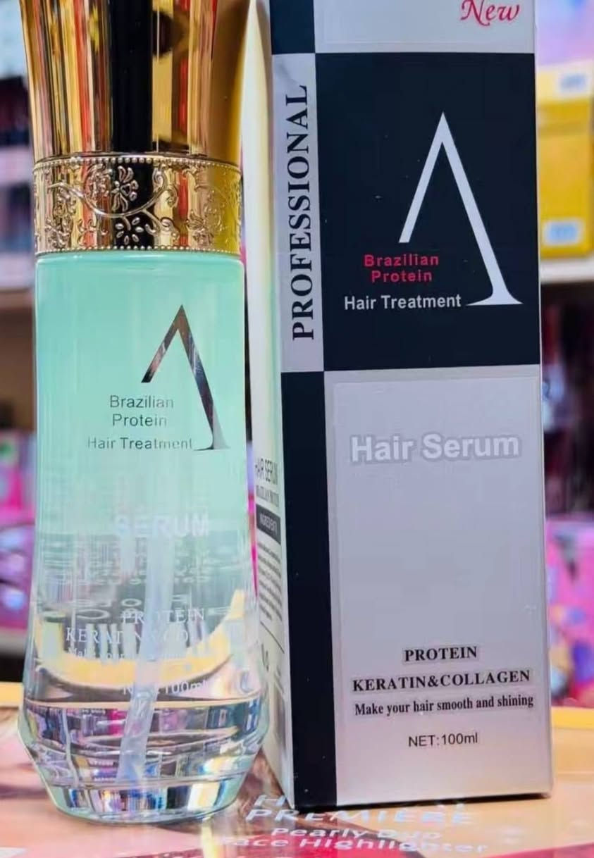 ✨ سيروم A البروتين البرازيلي 💯 الاحترافي للشعر (Professional A Brazilian Protein Hair Serum) بتركيبة "SPRFENFRUITS"، مخصص لترميم وعلاج الشعر التالف والمتقصف والباهت. يبلغ حجم العبوة 100 مل، وهي غنية بمزيج ثلاثي من الكيراتين والكولاجين والبروتين.
الفوائد الأساسية :- 
✨إصلاح التلف يعيد بناء ألياف الشعر المتضررة نتيجة الصبغات، السحب، والتعرض للحرارة العالية.
✔️ تنعيم فوري  يمنح الشعر ملمساً انسيابياً ناعماً (كالحرير) ويضيف لمعاناً صحياً جذاباً.
✔️ محاربة الهيشان والنفشة يقضي على تطاير الشعر والتشابك، مما يسهل عملية تصفيفه وتمشيطه.
✔️ تركيبة خفيفة يتميز بامتصاصه السريع، ولا يترك أي أثر دهني أو ثقل على خصلات الشعر.

💢 طريقة الاستخدام الصحيحة 🧴تنظيف الشعر: يُفضل استخدام السيروم بعد غسل الشعر بالشامبو والبلسم.التجفيف الجزئي: يجفف الشعر بالمنشفة حتى يصبح رطباً (شبه مبلل).التدفئة والتوزيع: توضع بضع قطرات (1-2 نقطة) على كف اليد وتفرك جيداً لتدفئتها.التطبيق: يوزع السيروم بالتساوي على خصلات الشعر بدءاً من المنتصف وحتى الأطراف الجافة، مع تجنب وضعه على فروة الرأس تماماً.
#الاصلي المنشأ امريكي🇺🇸 💯
السعر خاص
🚘 يوجد خدمة توصيل لجميع محافظات العراق 
✨ سيروم A البروتين البرازيلي 💯 الاحترافي للشعر (Professional A Brazilian Protein Hair Serum) بتركيبة "SPRFENFRUITS"، مخصص لترميم وعلاج الشعر التالف والمتقصف والباهت. يبلغ حجم العبوة 100 مل، وهي غنية بمزيج ثلاثي من الكيراتين والكولاجين والبروتين.


**إذا كنت صاحب هذا الإعلان وتريد حذفه لأي سبب، رجاءا أرسل رسالة إلى الدعم الفني**
