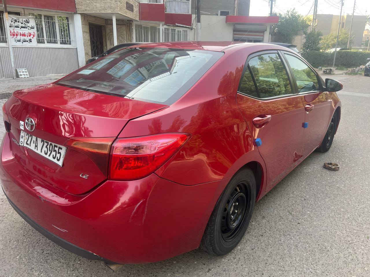 السلام عليكم
كورلا 2017 وارد امريكي صور الحادث والسونار بالنشر
من امريكا فقط دعاميات وبالعراق رش 4 قطع                   مواصفات LE 
مكينه 1800VVTi ماشيه 200 الف ml
 السيارة رقم ذي قار انكليزي تحويل مباشر
مكان السيارة بغداد _بغداد الجديده 
معرض الرحمة لتجاررة السيارات
للاتصال على الرقم *********** 
السعر 112 $ ورقه
