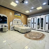 غرفة نجارة عراقية • ٩ قطع • سرير ١٦٠×٢٠٠