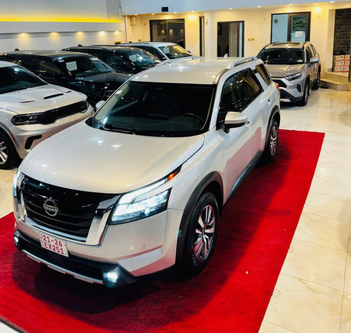 كاتي تترقم شمال فقط

النوع  NISSAN PATHFINDER   SL 

اللون: سلفر

الموديل :2025

نوع المحرك : 6 سلندر (3.5L)

السعر: 245

عداد المسافه:15 الف مايل 

الضرر: كما موضح بالصورة.  
صور الحادث + رقم الشاصي مرفقه في المنشور

بدون رقم وبشرط الترقيم ( اربيل - دهوك - سليمانية )

المواصفات: 

ستيرن تدفئه
خمس كاميرات (360)
بصمه تشغيل
بصمة اربع ابواب
تشغيل عن بعد 
كشنات تدفئة 
ستيرن تدفئة 
كشنات كهرباء
رادار امامي
رادارات جانبيه
رادار خلفي
حساس خلفي
شاشه كبيرة
مانع انزلاق
كروز سرعه
هاند بريك بصمه
اوتو هولد
نظام ايكو نورمال سبورت
صندوق كهرباء
7 راكب

العنوان : كركوك حي الخضراء شارع المعارض 

معرض هشام الحمداني لتجارة السيارات

للأتصال والأستفسار☎️📱

***********

***********‬‏

***********‏‪‬‏
