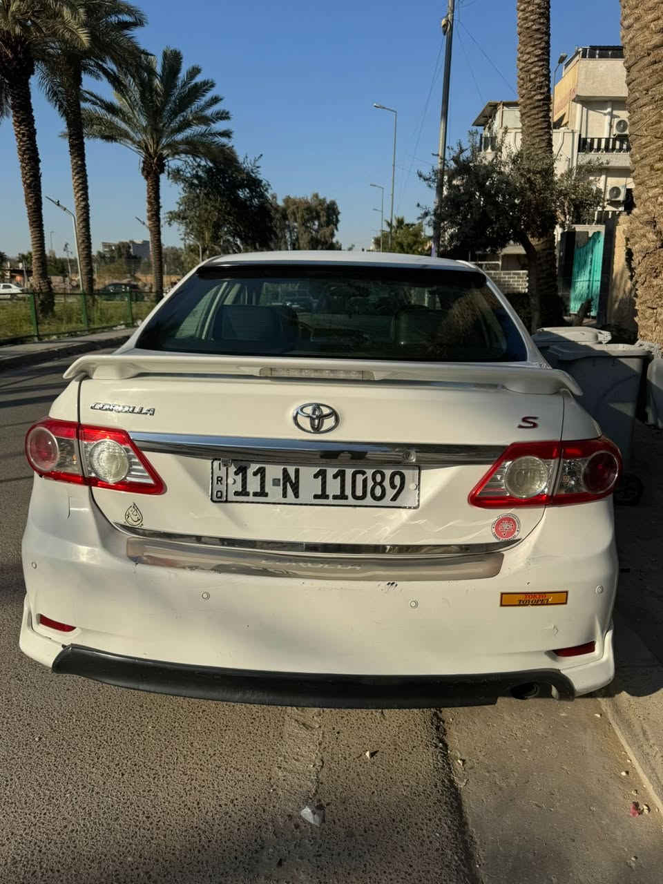 السلام عليكم للبيع كورلا2012 وارد امريكي حادث جاملغ وبنيد وبيه قطعتين صبغ سياره اس بلادي تبريد ثلج رقم بغداد بسمي السعر 119 وبيه مجال قليل مكاني بغداد ***********
