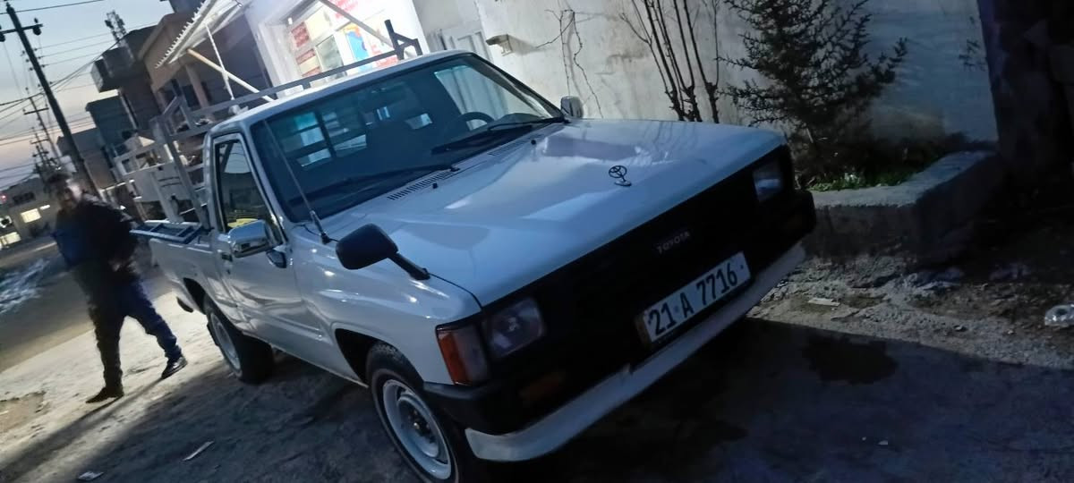 سەرەتابەناوی خوای گەورە                      پیکاب تاک مۆدێل 1985بێ دەعم بێ لێدران گێڕومەکینەوئەکسل بەشەرت ڕەقەم تەبریدساردوگەرم  سلێمانی تاوەکو2029تازەیە لەسلێمانی *********** السليمانية, العراق
