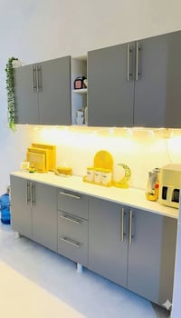 كاونتر ٢م • سنك متر وربع • خشب MDF تركي