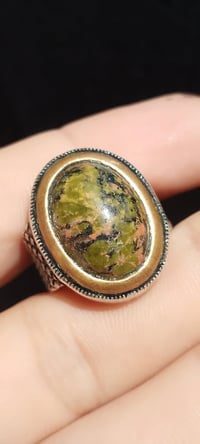 محبس حجر الدم • قياس ٢١ • فضة ثقيلة