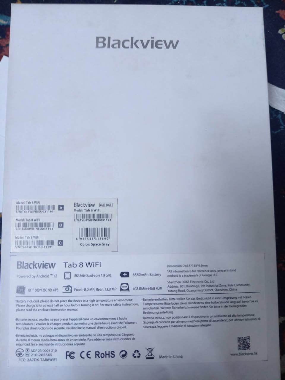 السلام عليكم 
جهاز تاب   Black View  8 Wi-Fi
   ذاكره 64 
 العشوائيه 4
عطل فقط الفلاش
امراوس  ببلي


**إذا كنت صاحب هذا الإعلان وتريد حذفه لأي سبب، رجاءا أرسل رسالة إلى الدعم الفني**