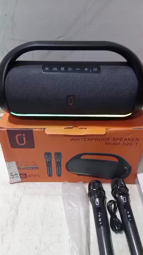 سبيكر بهذا الجمال حجم كبير مع مايكات اثنين على سعر ابيع


**إذا كنت صاحب هذا الإعلان وتريد حذفه لأي سبب، رجاءا أرسل رسالة إلى الدعم الفني**