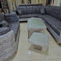 طقم كنبايات • قماش مرمره • ٨ اشخاص