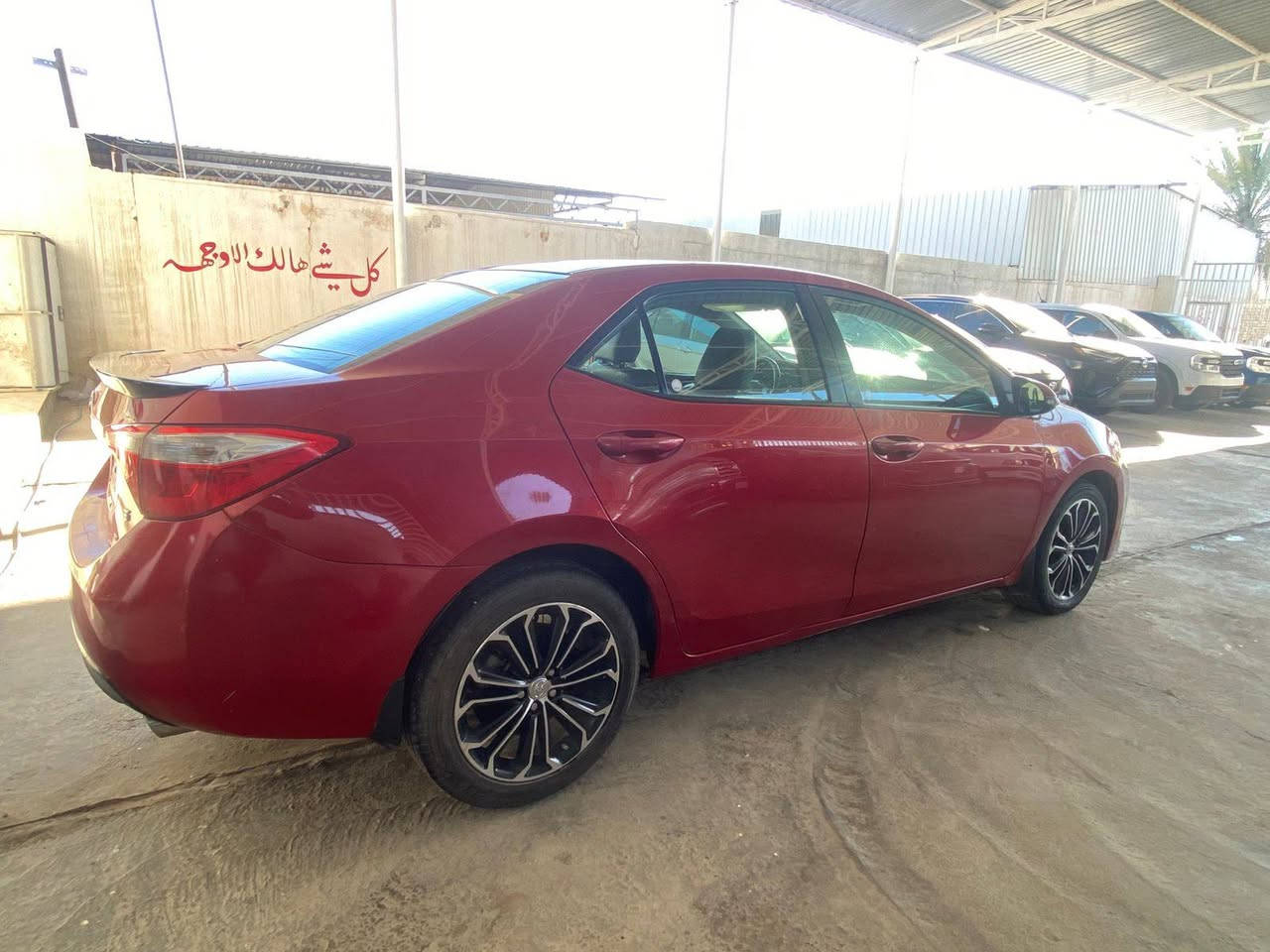 كورلا 2015 مواصفات S بدون ضرر فقط تخريب 3 قطع السونار بالمنشور كير محرك وصدر وتخم تايرات جديد رقم اربيل تحويل وكاله نفس اليوم ماشيه 145 بيع او مراوس مكاني سامراء ***********
