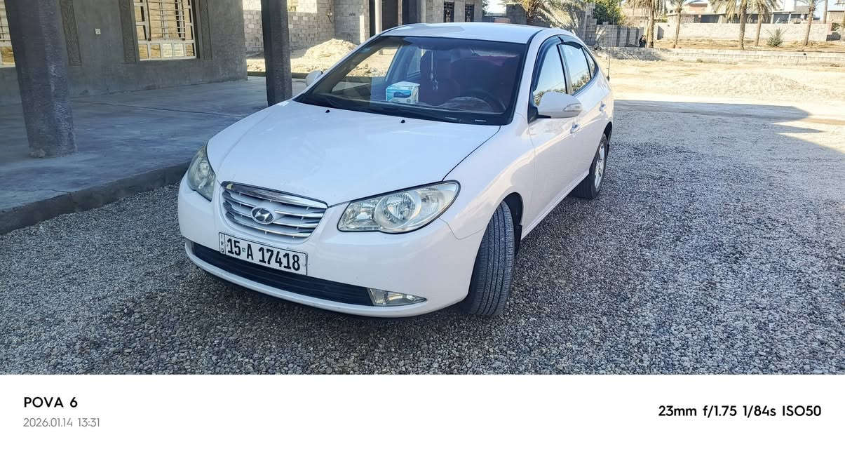 النترا للبيع
موديل 2011 
مكفوله من كلشي لا ضربه ولا صبغ ولا تبديل ليبل واحد
 مكينه 1600 
السعر 120 بيه مجال بصيط
***********
